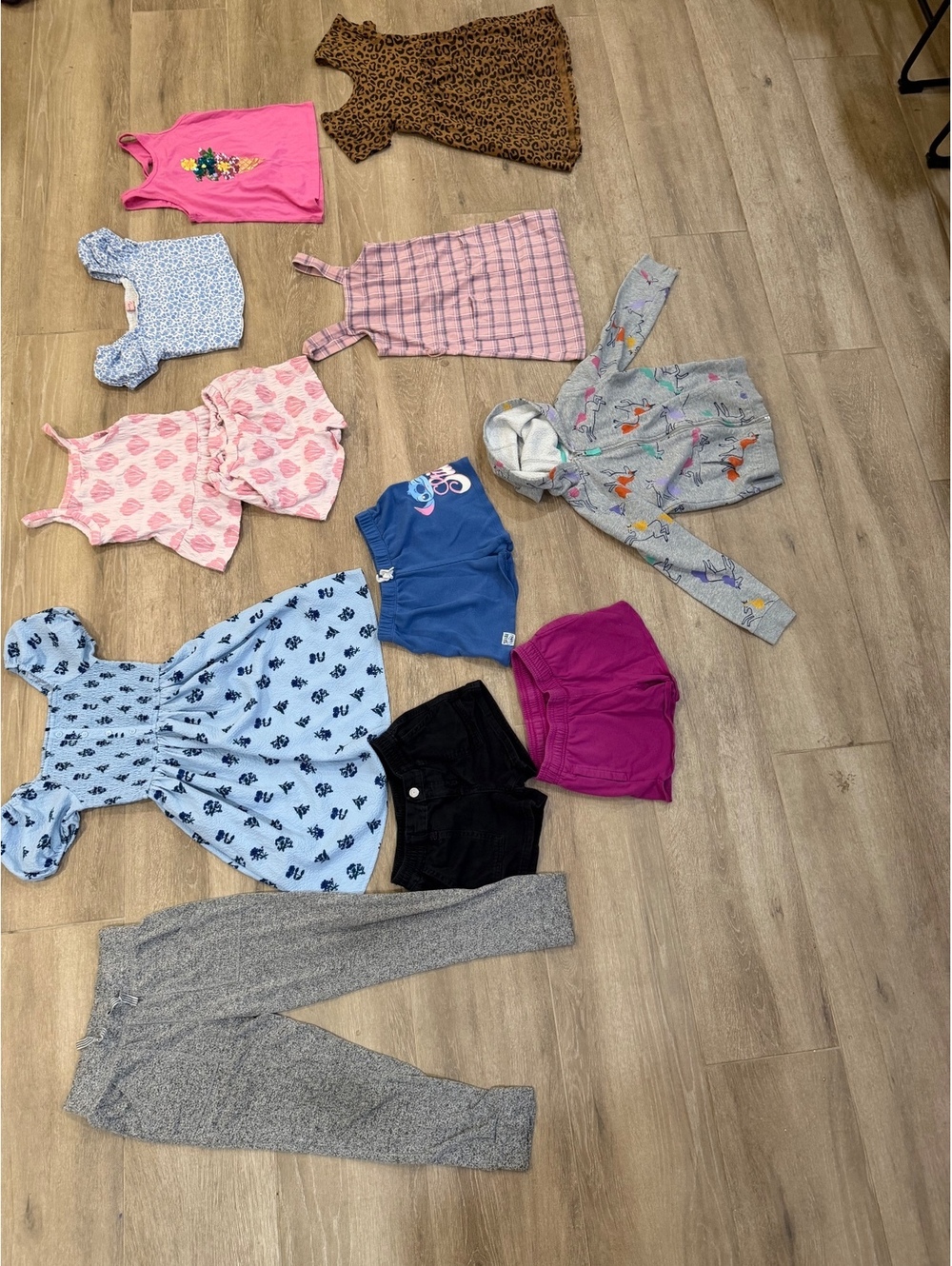 Girls’ Size 7–8 Clothing Bundle — 11 Pieces
